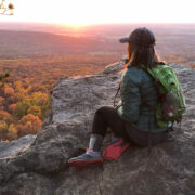 Annapolis Rock Sunset Hiker
