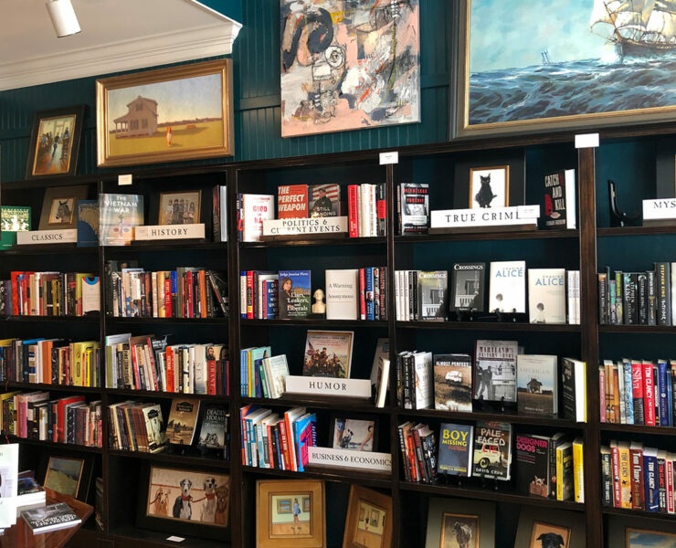 Greyhound Bookstore Shelves