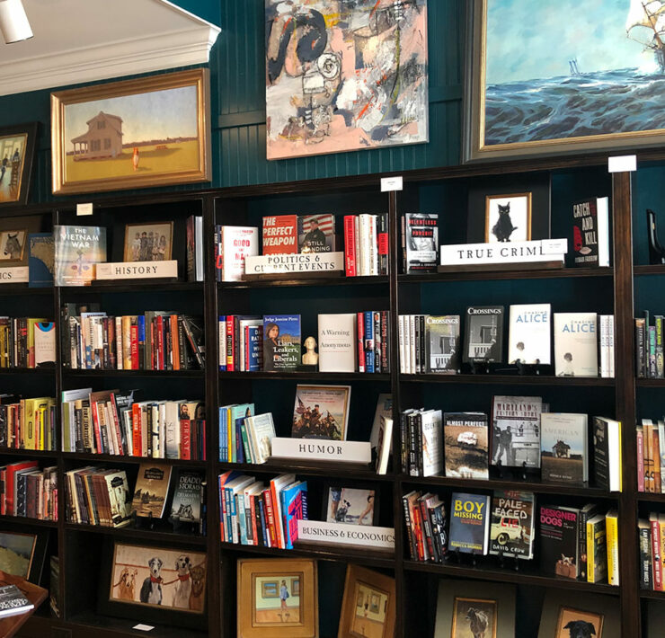 Greyhound Bookstore Shelves