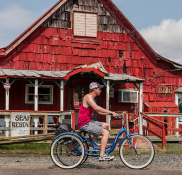 Man on a bike