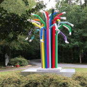 "Sunburst" sculpture by Maryland artist Jean Jinho Kim