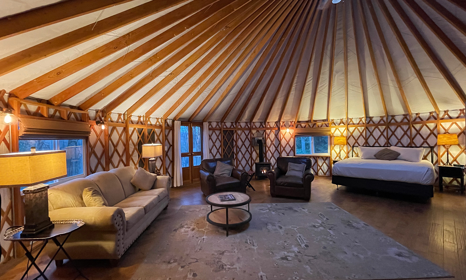 yurt interior