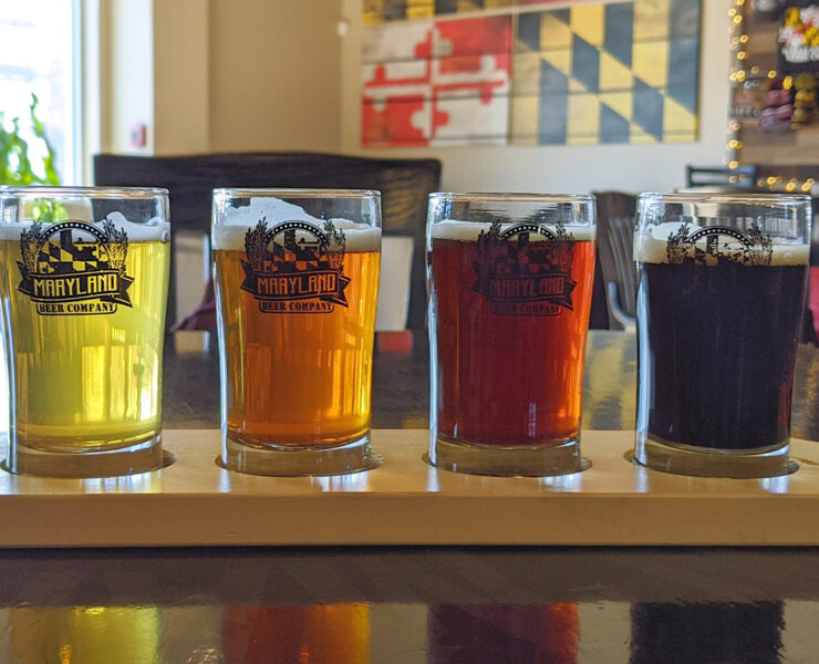 Maryland Beer Company Flight