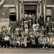 Delegates to the 27th Annual NAACP Conference in 1936. Photo taken at Sharp Street Memorial M.E. Church Community House, Baltimore