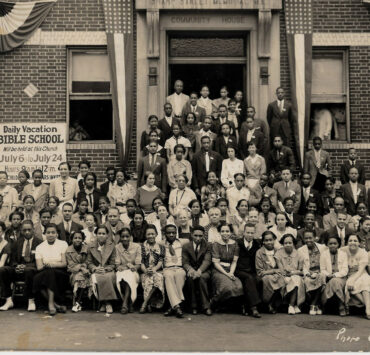 Delegates to the 27th Annual NAACP Conference in 1936. Photo taken at Sharp Street Memorial M.E. Church Community House, Baltimore