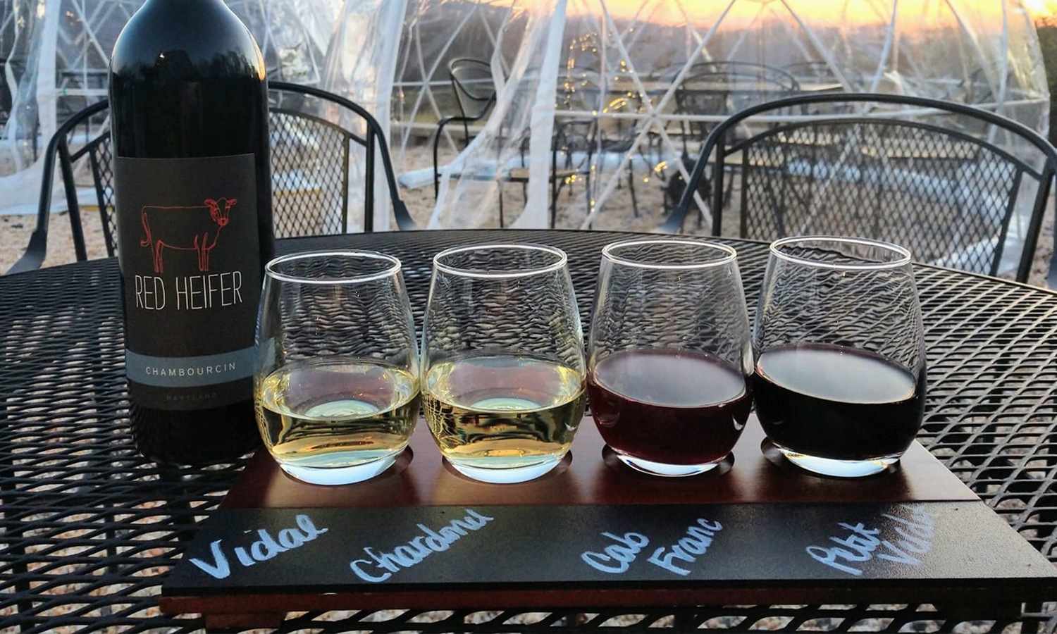 Beer or Wine Flight Board | Tippy Creek Winery