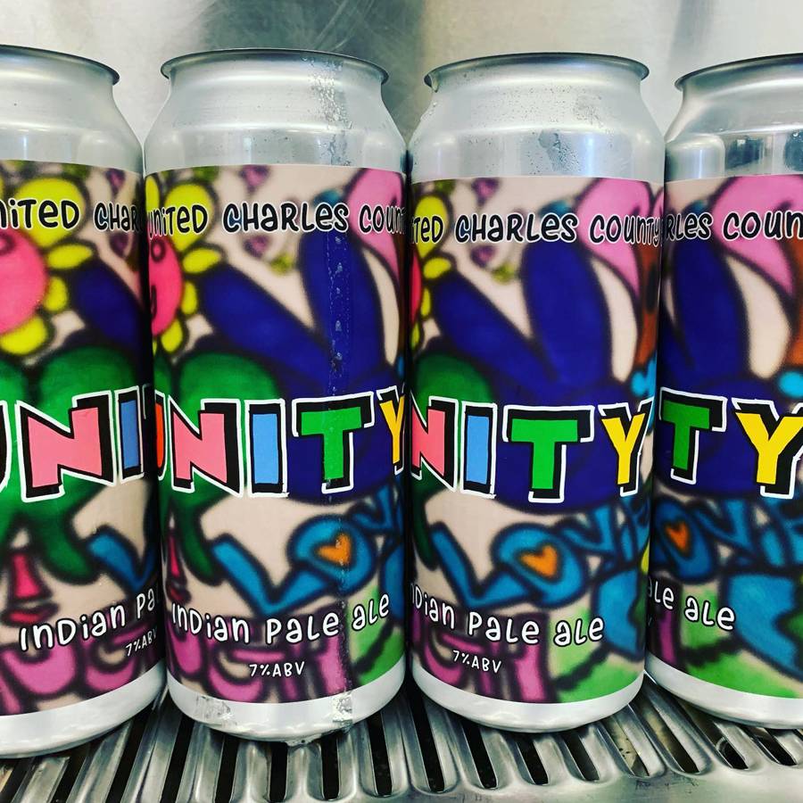 Patuxent Brewing Company Beer cans of Unity