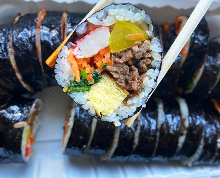 Bulgogi kimbap at Kim Bob Na Ra