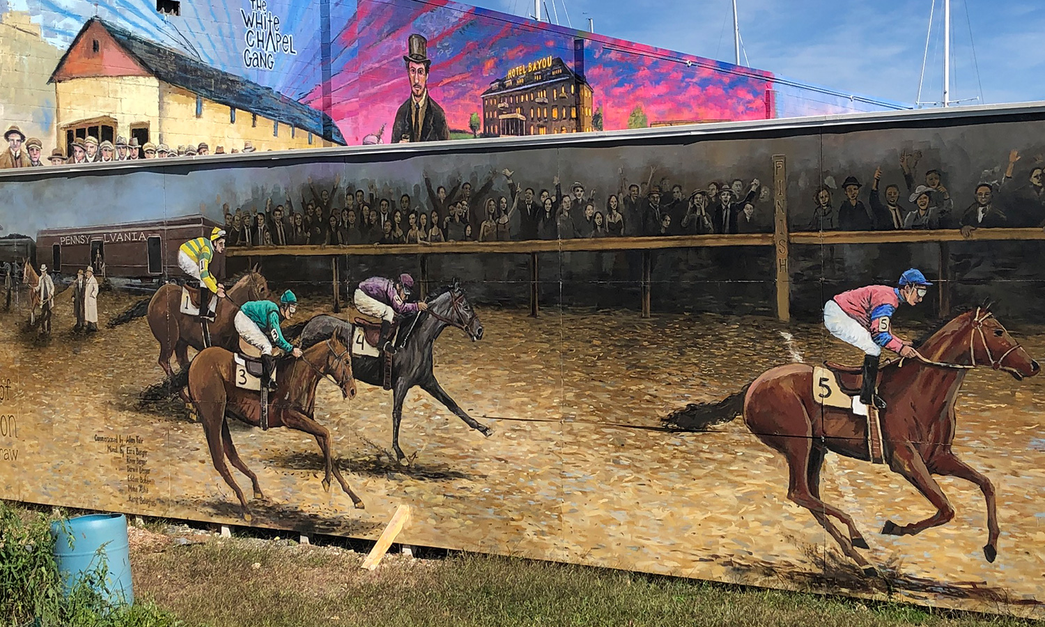 "The Story of Citation” mural by Ezra Berger