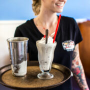 Milkshake at Rayne's Reef Soda Fountain