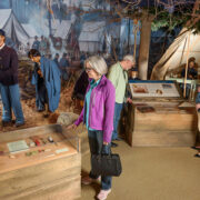 visitors in a museum