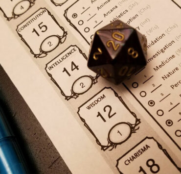 Dungeons and dragons character sheet