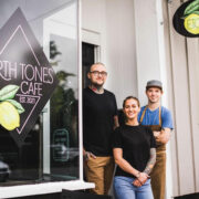 Storefront of Earth Tones Cafe