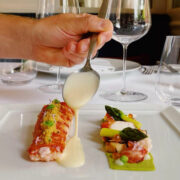 Bas Rouge, plated food