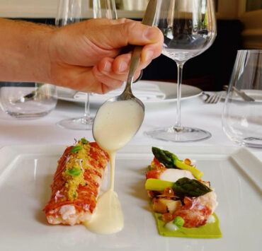 Bas Rouge, plated food