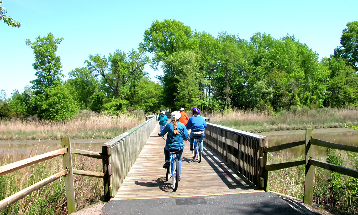 Paved store bike trails