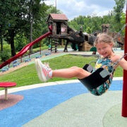 girl on a swing