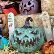 clay pumpkins