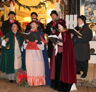 Carolers during Midnight Madness in Annapolis