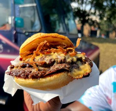 Fuzzies Food Truck Burger