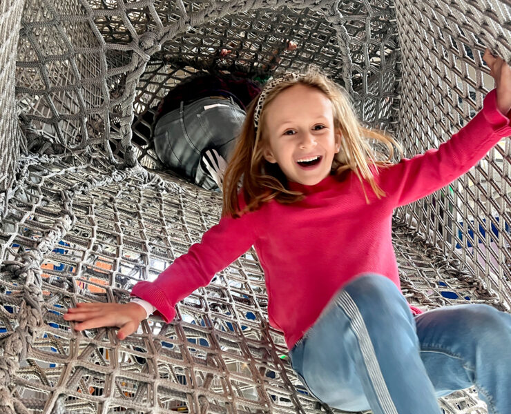 The author’s daughter at Port Discovery Children’s Museum in Baltimore, MD.