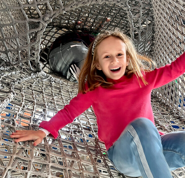 The author’s daughter at Port Discovery Children’s Museum in Baltimore, MD.