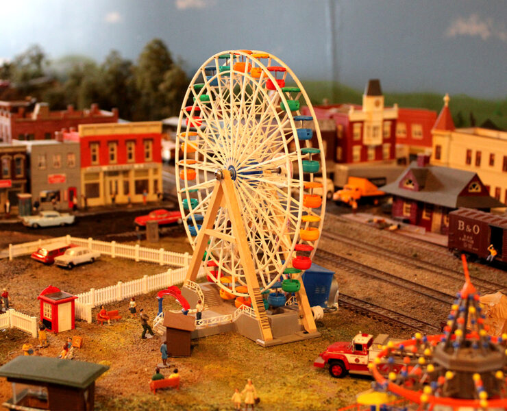 The model railroad at the Brunswick Heritage Museum in Brunswick, MD