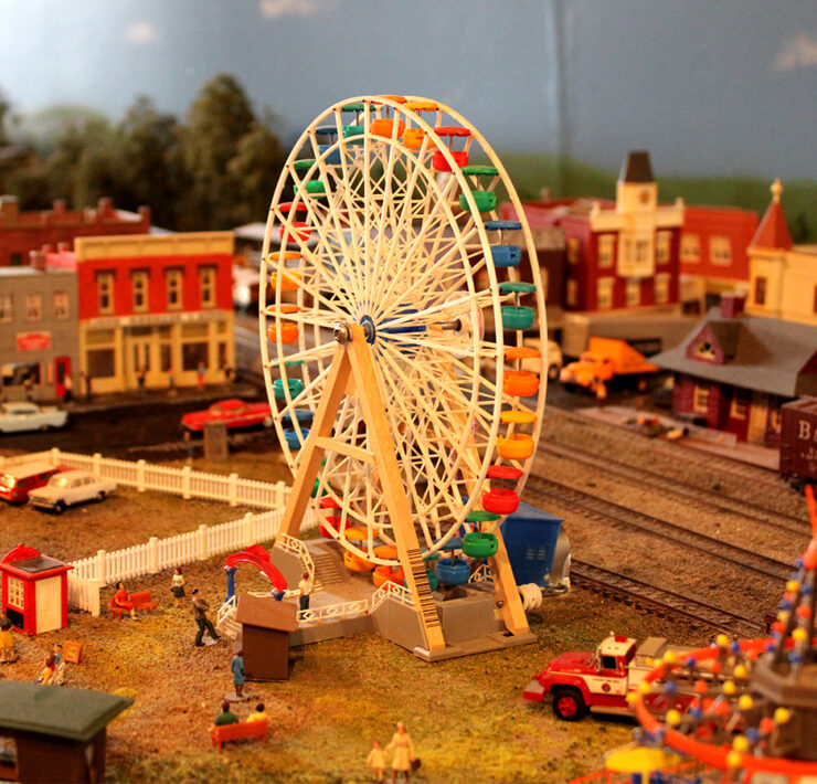 The model railroad at the Brunswick Heritage Museum in Brunswick, MD