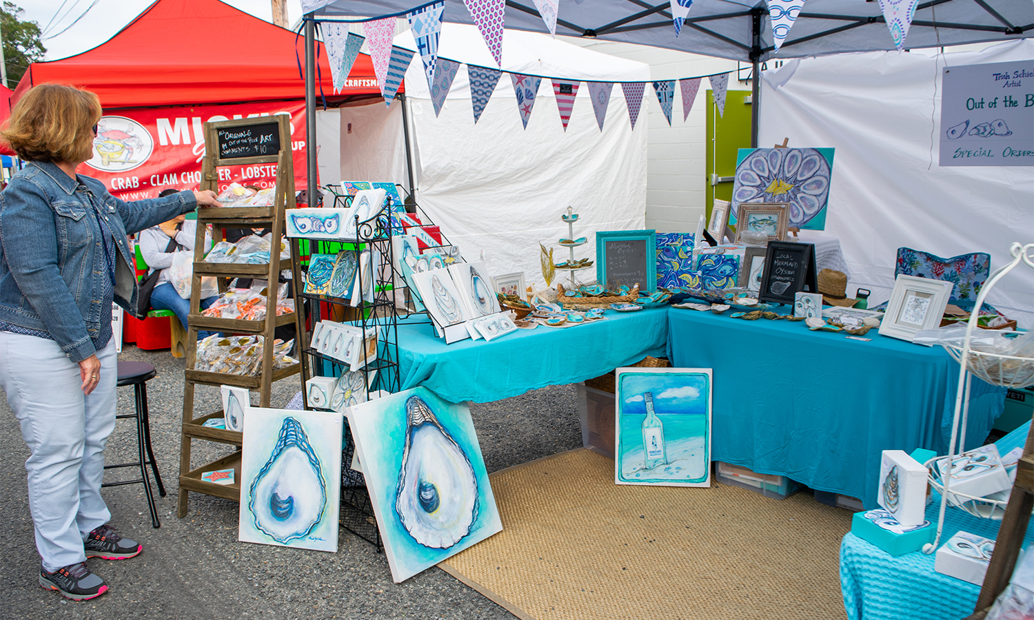 Vendors at the festival