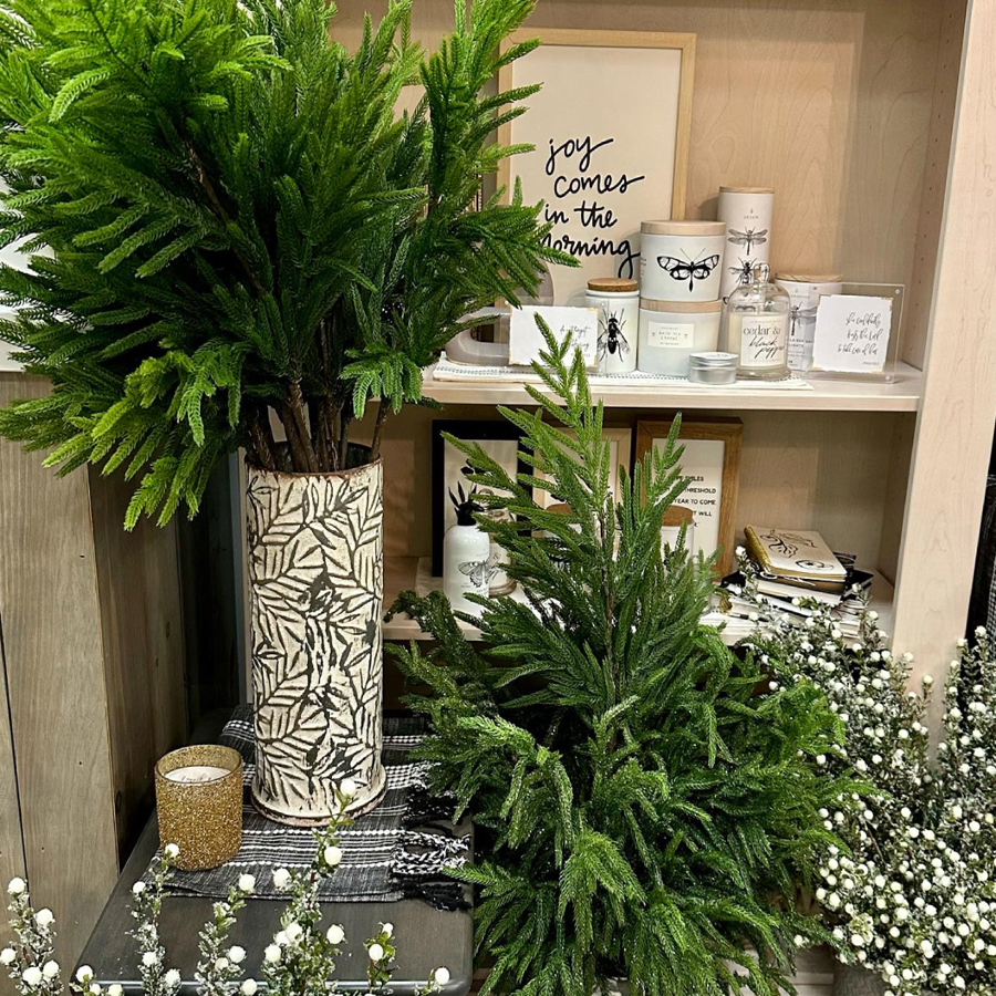 Display of home decor