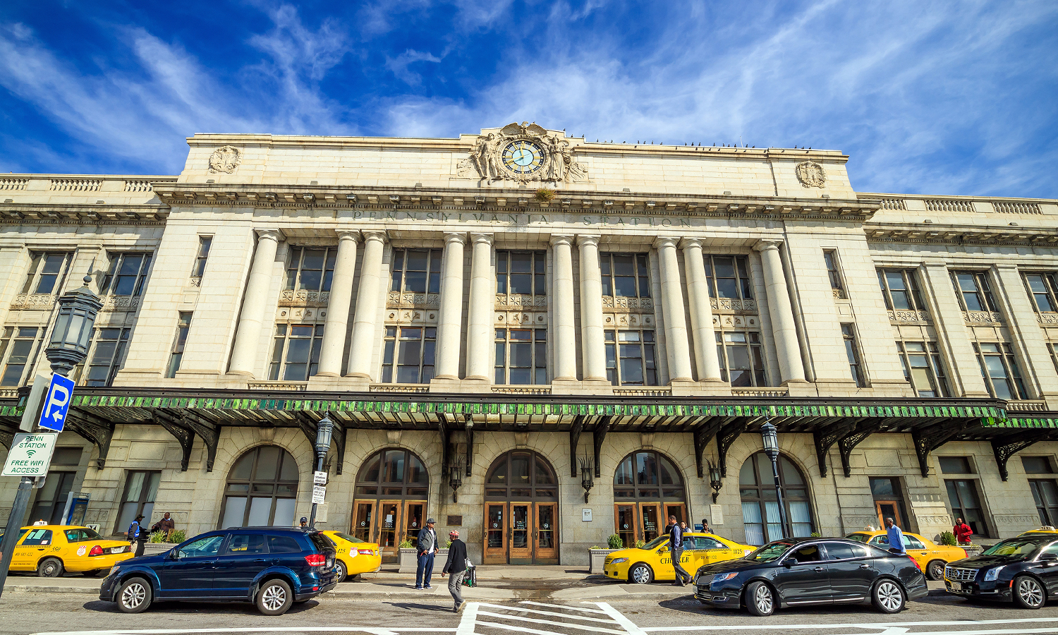 Out view of Baltimore's Penn Station
