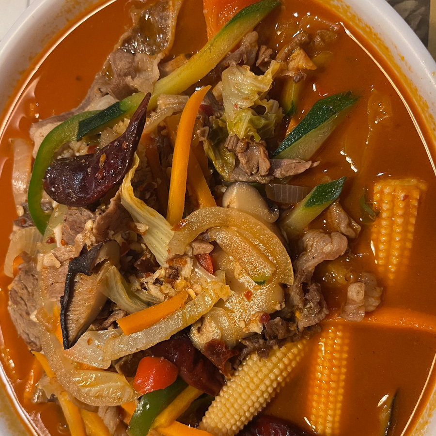 Beef brisket soup