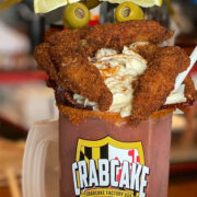 Bloody Mary in a beer stein