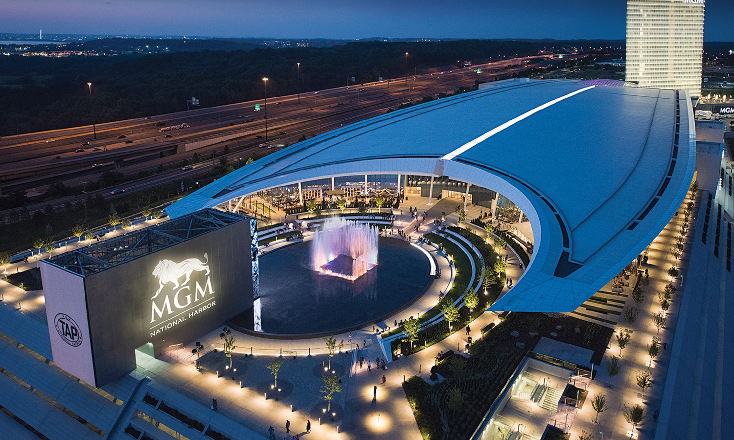 Aerial of MGM National Harbor