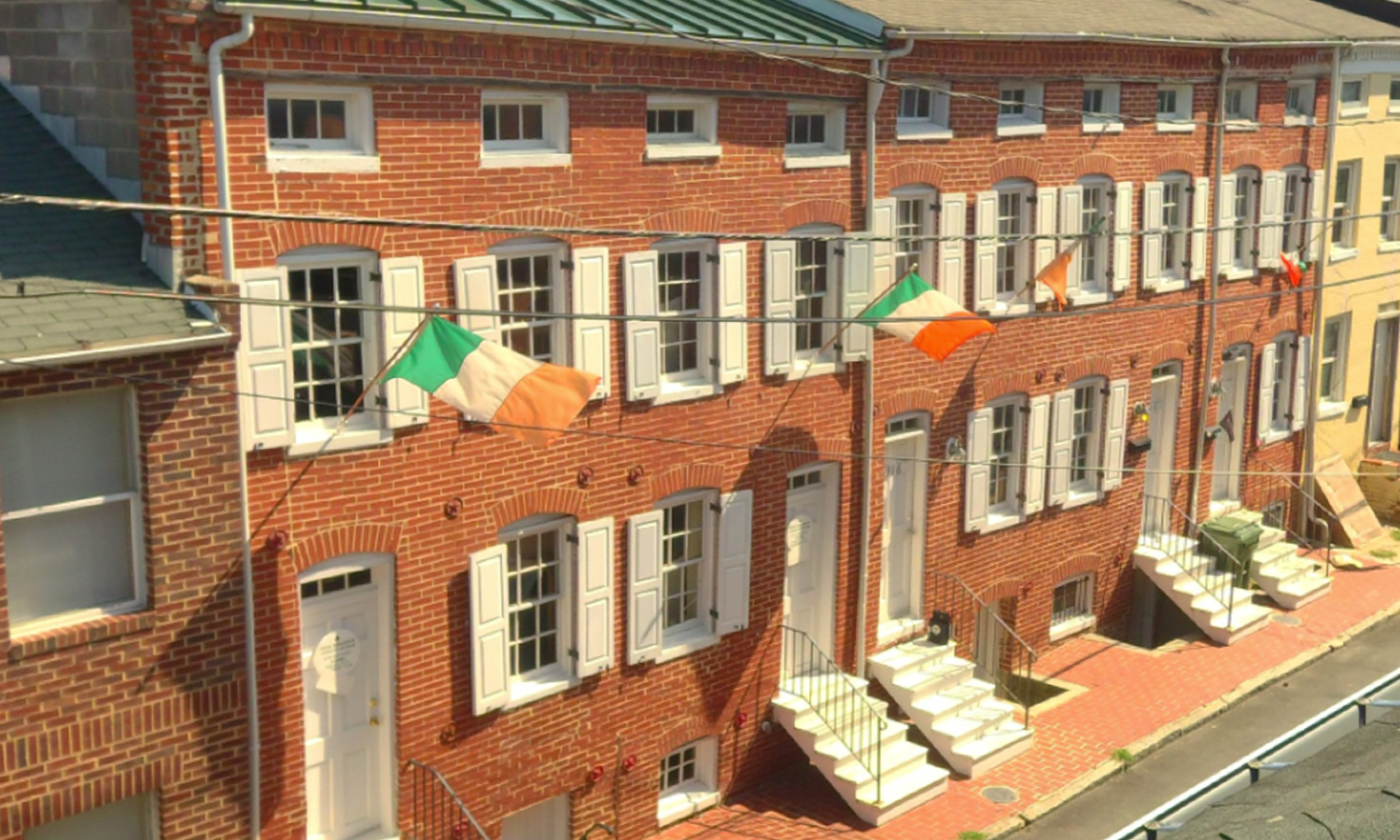 Outside of the Irish Railroad workers museum