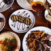 Spread of every dish a restaurant offers