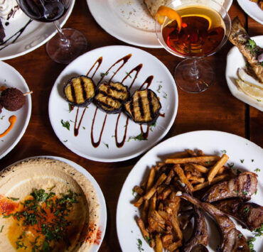 Spread of every dish a restaurant offers